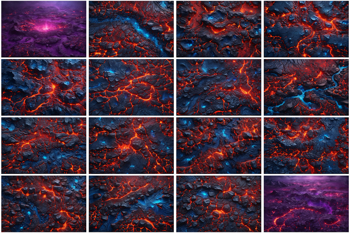 Lava Texture Background, a Texture Graphic by Forhadx5 (Photo 4 of 8)