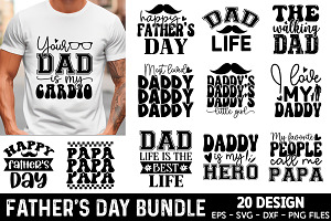 Father's Day SVG Bundle, a Graphic by crative8112