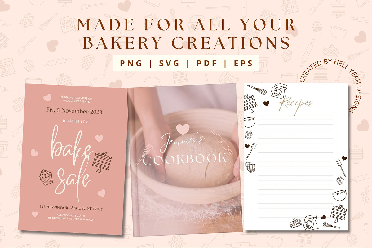 Baking Tools Clipart Bundle, an Object Graphic by Hell Yeah Designs (Photo 5 of 9)