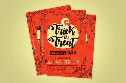 Trick Or Treat, a Flyer Template by Graphr