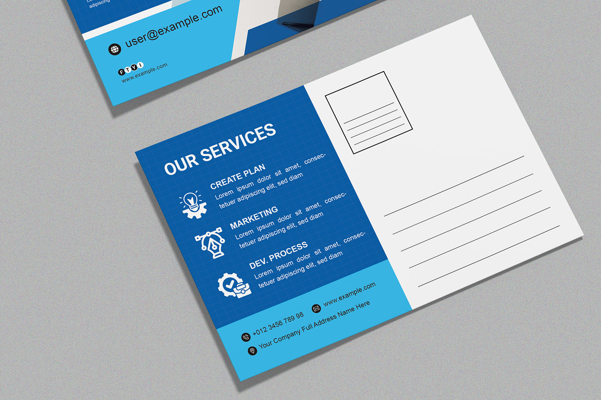Creative Postcard Design, a Business Card Template by MightyDesign (Photo 4 of 8)