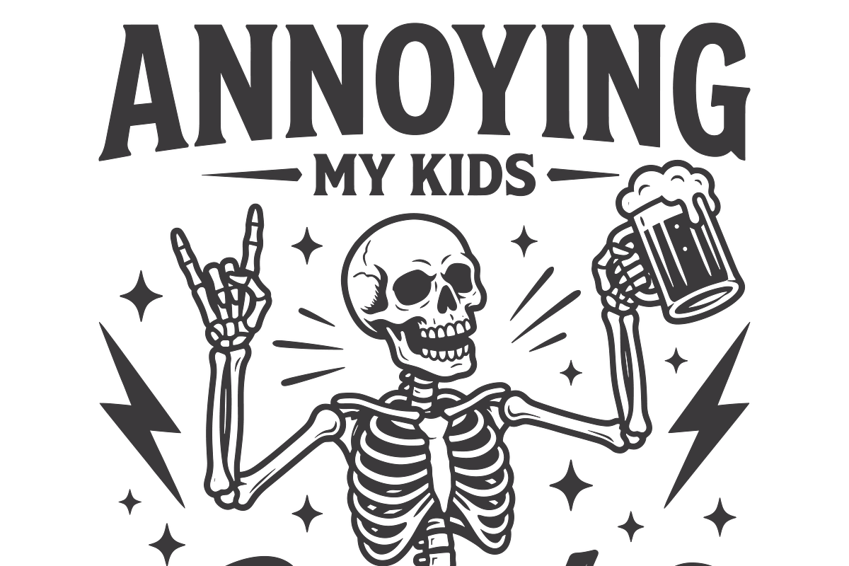 Annoying My Kids Is My Cardio SVG, a Seasonal Illustration by Rose Art (Photo 8 of 8)