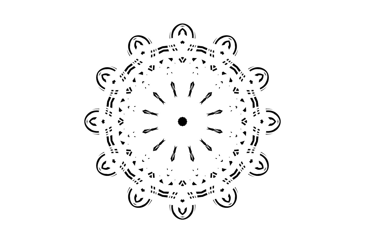 Decorative Mandala Digital Art Pack, a Decorative Illustration by NJ Himel (Photo 95 of 101)