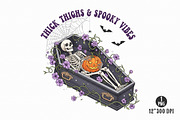 Skeleton Halloween Sublimation, a Work Illustration by Dream Creation (Thumbnail 7 of 20)