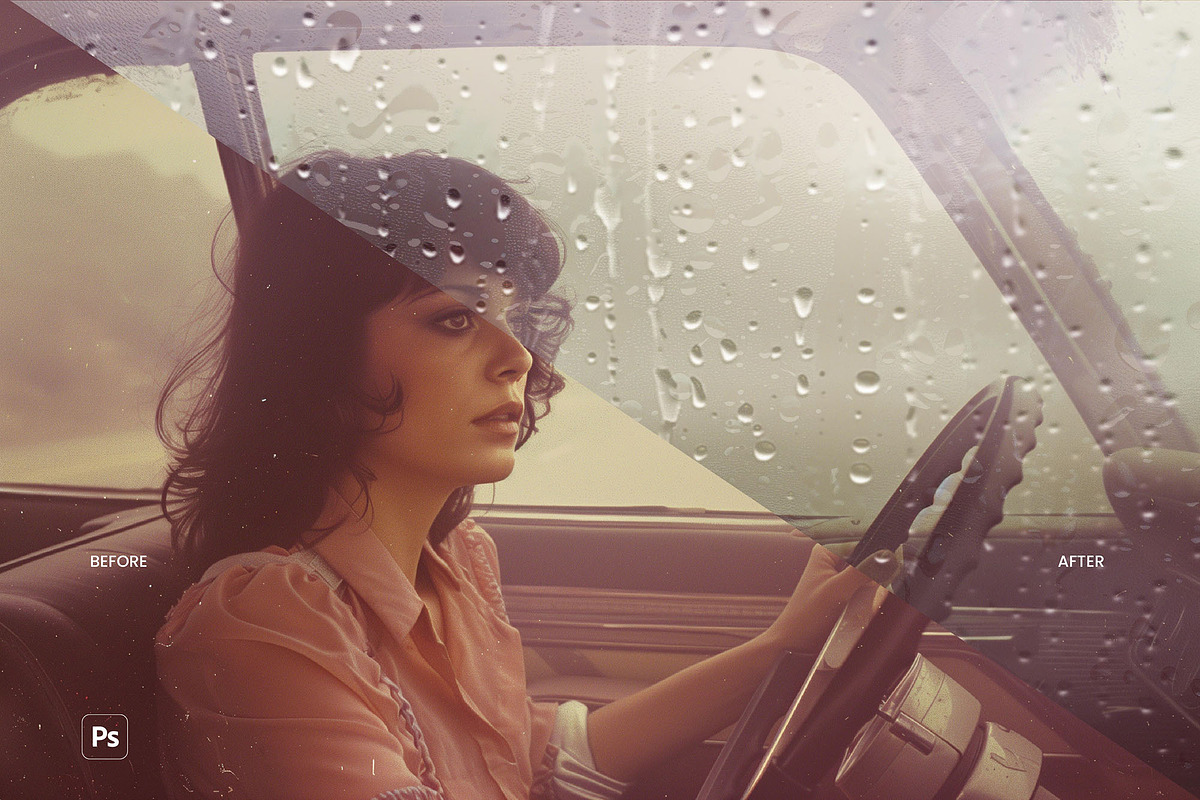 Rainy Glass Photo Effect, a Layer Style Add-On by AndrewPixel (Photo 3 of 7)