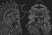 Badass girls Procreate stamps, a Brush Add-On by ProcreateInk (Thumbnail 10 of 10)