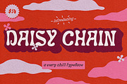 DAISY CHAIN / A Funky Display Face, a Font by Dylan Roop Design Co. (Thumbnail 1 of 10)