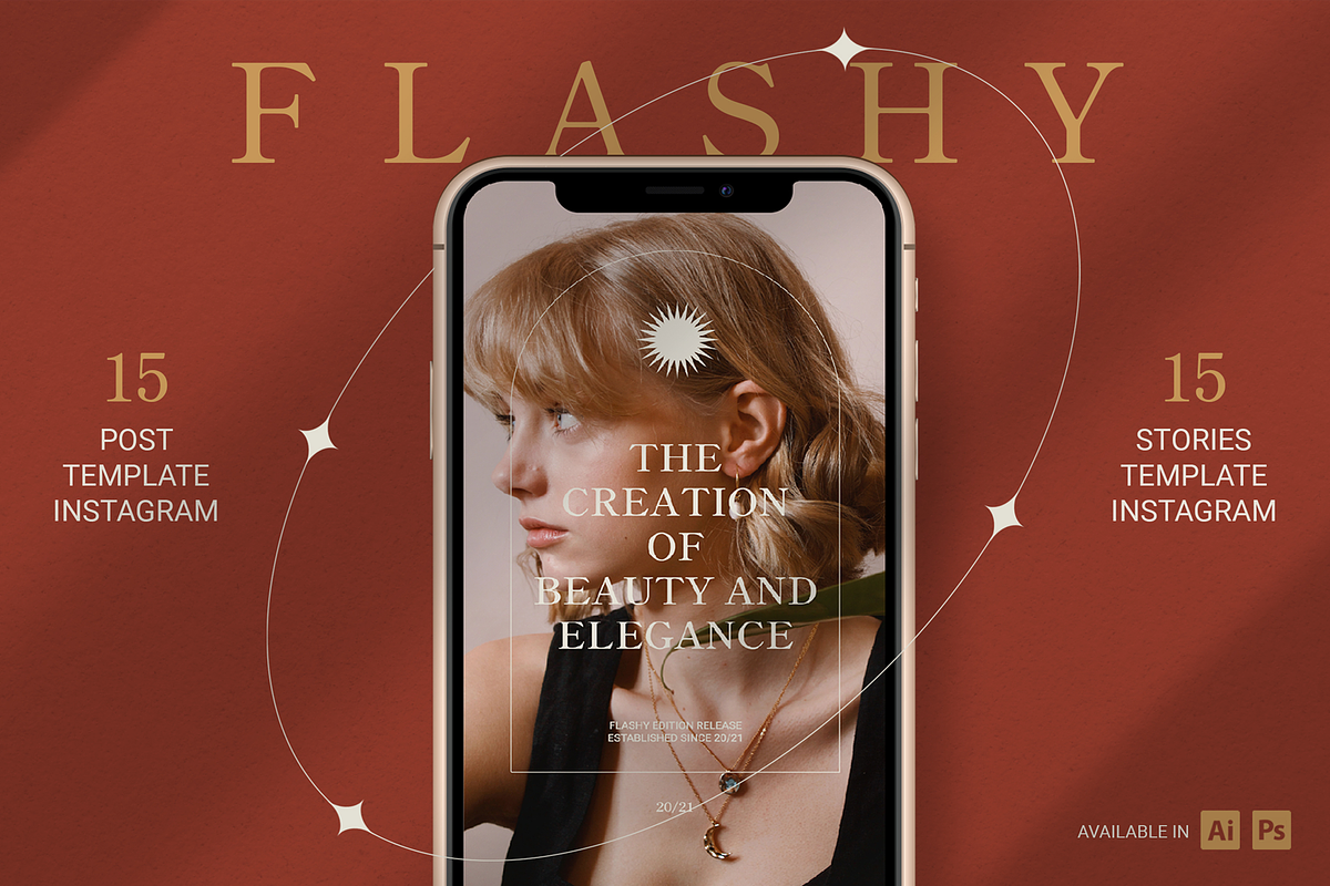 Flashy - Social Media Kit, a Social Media Template by Creative Zeune (Photo 1 of 4)
