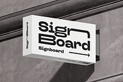 Signboard Horizontal Mock-up, an Advertising Mockup by zippypixelstudio (Thumbnail 3 of 13)