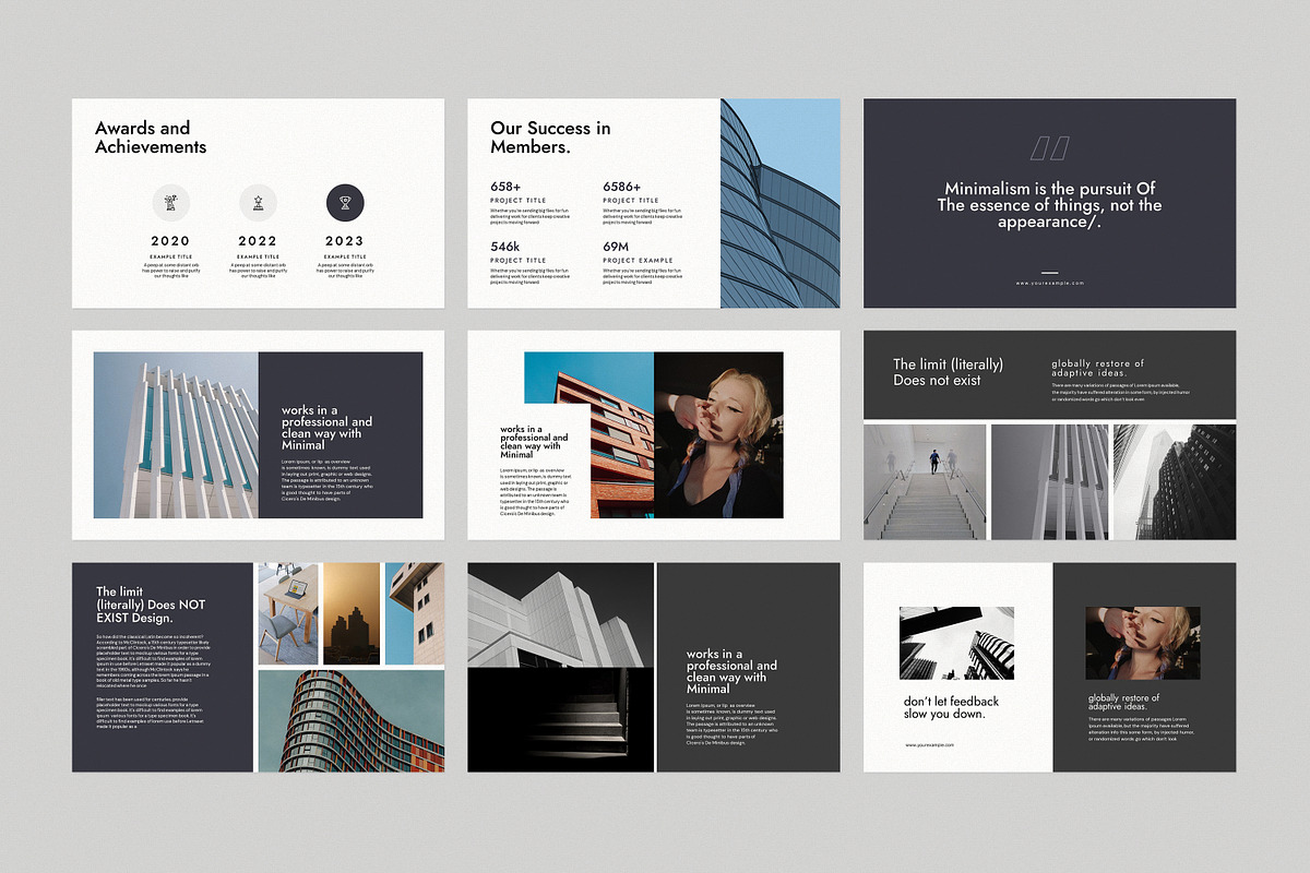 Strategy Minimal PowerPoint Template, a Presentation Template by GoldenPixelStudio (Photo 9 of 14)