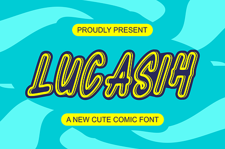 Lucasih Handwritten Font, a Handwritten Font by brahamb_design