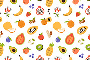 Healthy food seamless patterns, a Pattern Graphic by Good Studio (Thumbnail 6 of 12)