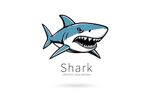 Shark logo, a Branding & Logo Template by Logocreative