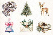 Aesthetic Christmas Clipart, an Illustration by Pixels.Craft (Thumbnail 3 of 7)