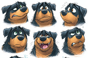 Funny Dog Sticker Pack 120+ Sheets, a Print Template by Virgo Studio (Thumbnail 12 of 16)
