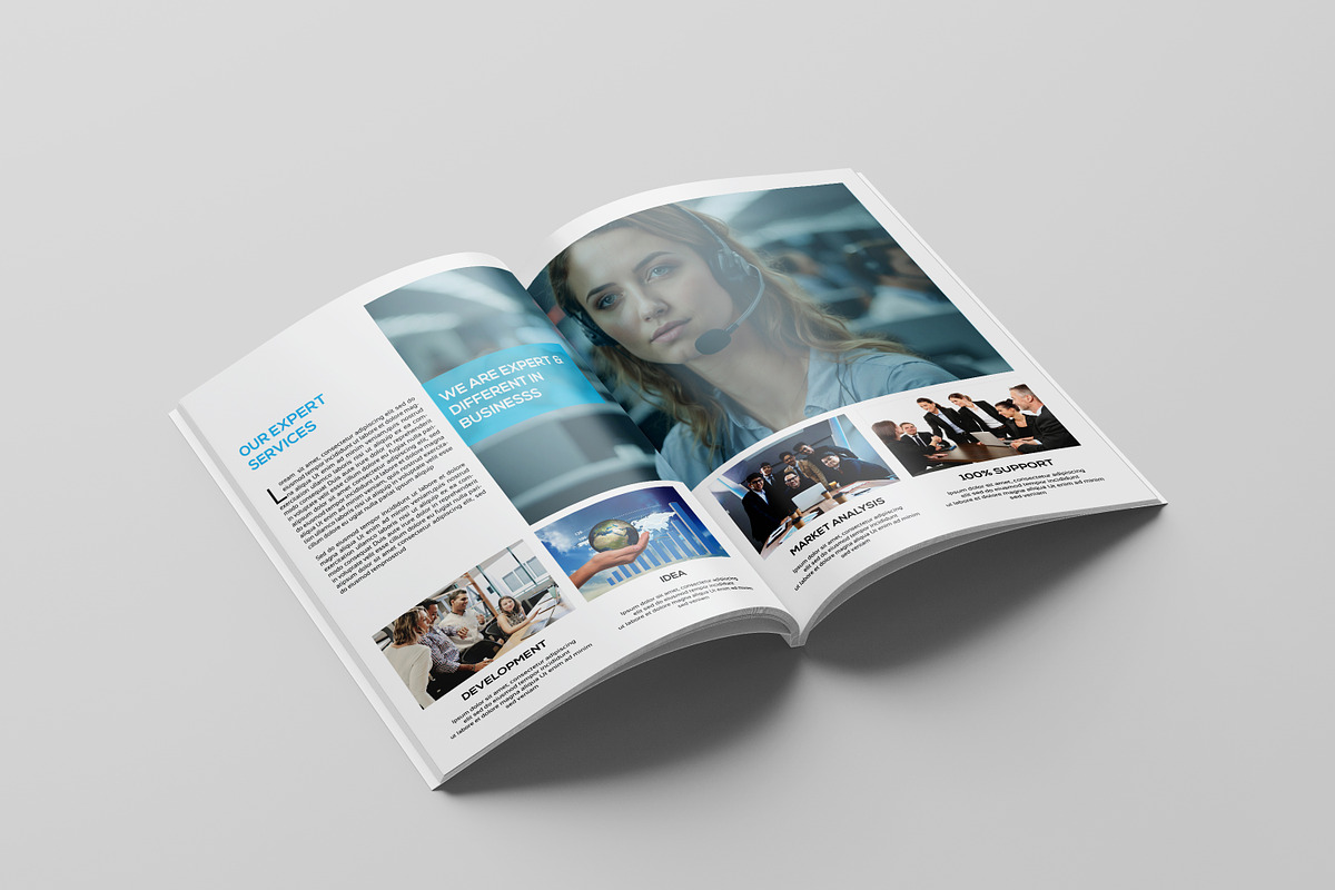 Corporate Brochure Template, a Brochure Template by Template Shop (Photo 3 of 11)