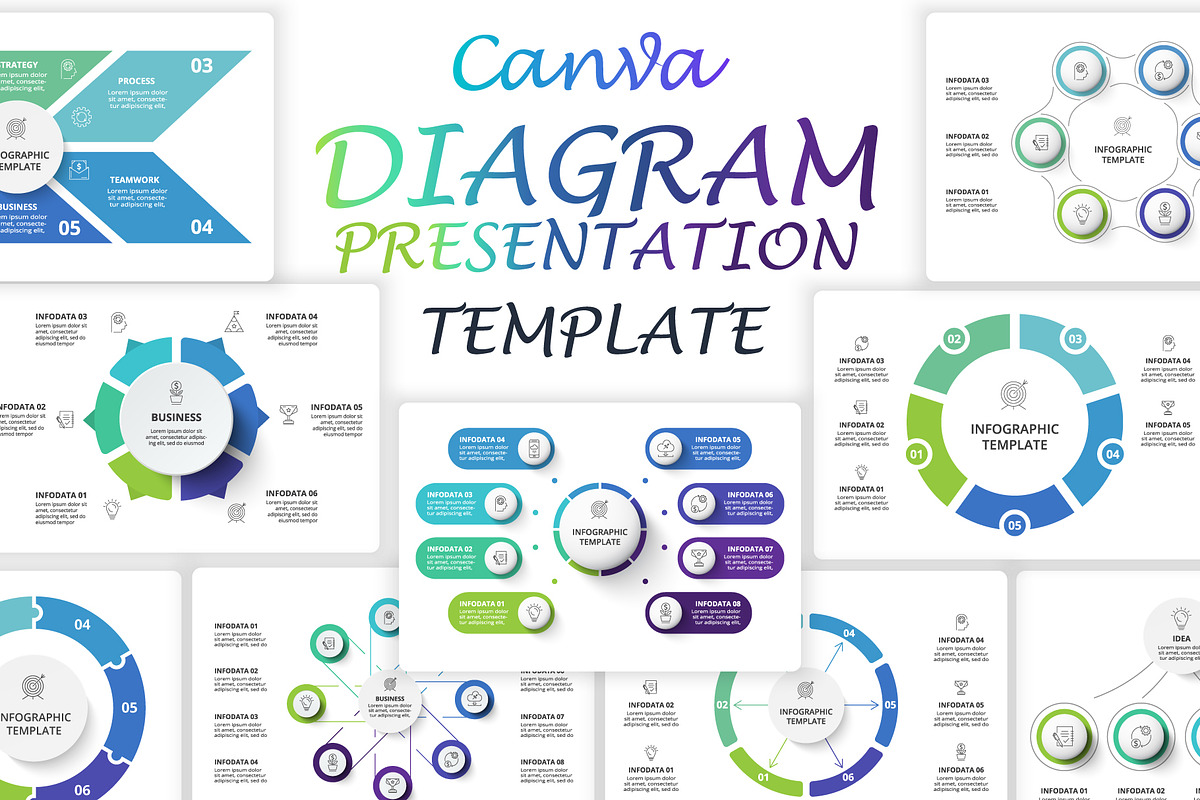 Mega Set Canva Presentation Template, a Presentation Template by Infographics project (Photo 10 of 30)