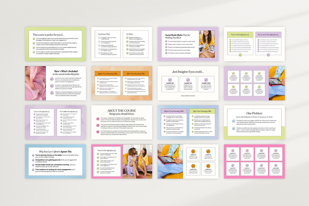Slide Deck & Webinar Canva Bundle, a Presentation Template by Fallon Gerst (Photo 14 of 20)