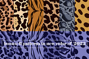 WILD CATS: animal print, a Pattern Graphic by Elliko shop (Thumbnail 5 of 7)