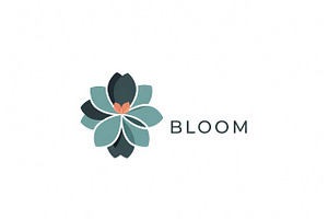 Bloom Flower Logo, a Branding & Logo Template by Logocreative