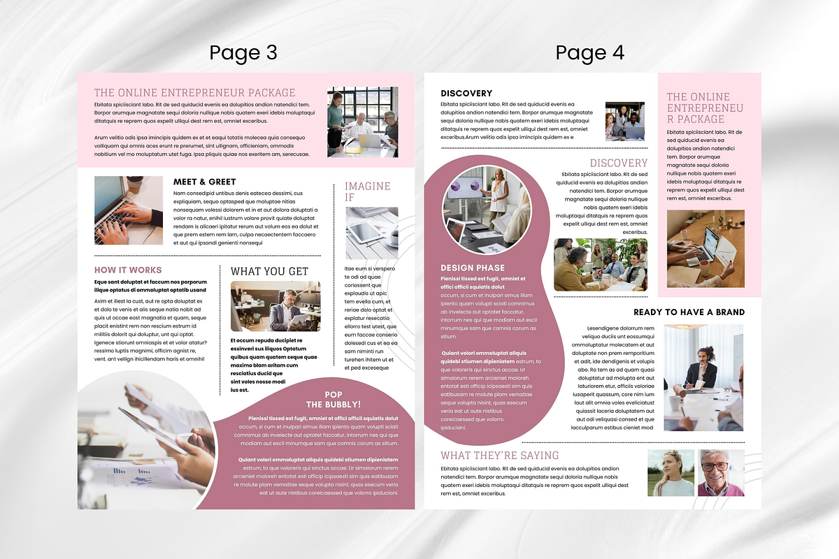 Canva Business Newsletter Template preview 8