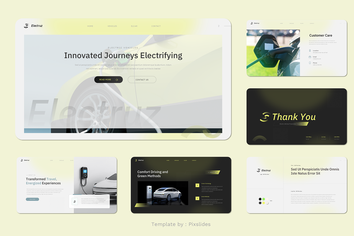 Electric Vehicles PowerPoint, a Presentation Template by Pixslides (Photo 6 of 7)