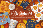 Hello Autumn Kit, a Texture Illustration by miumiu (Thumbnail 1 of 11)