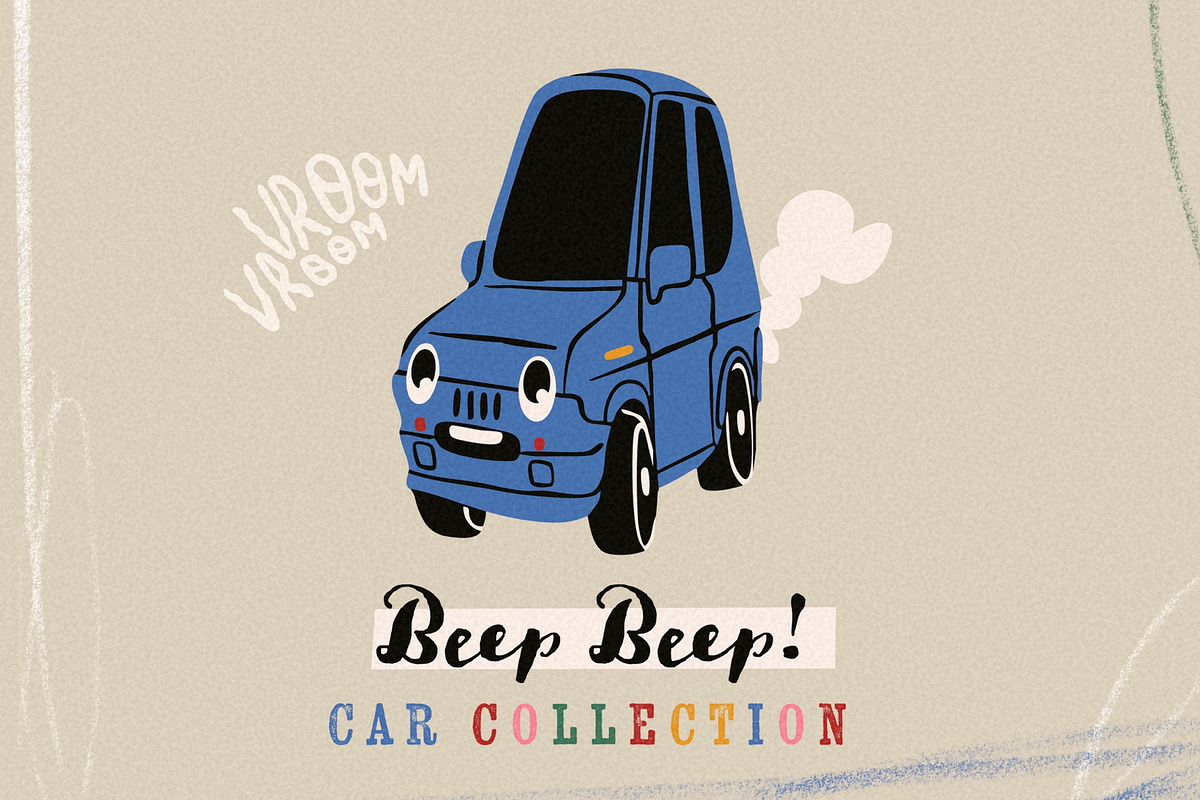 Beep Beep! Car collection, an Object Illustration by Twisted Tail (Photo 9 of 9)