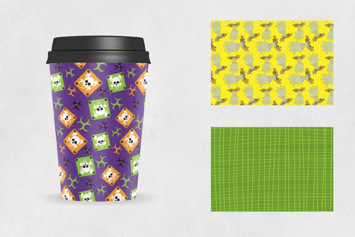 ZOMBIE Pattern collection, a Pattern Graphic by PrettyPatterns ...
