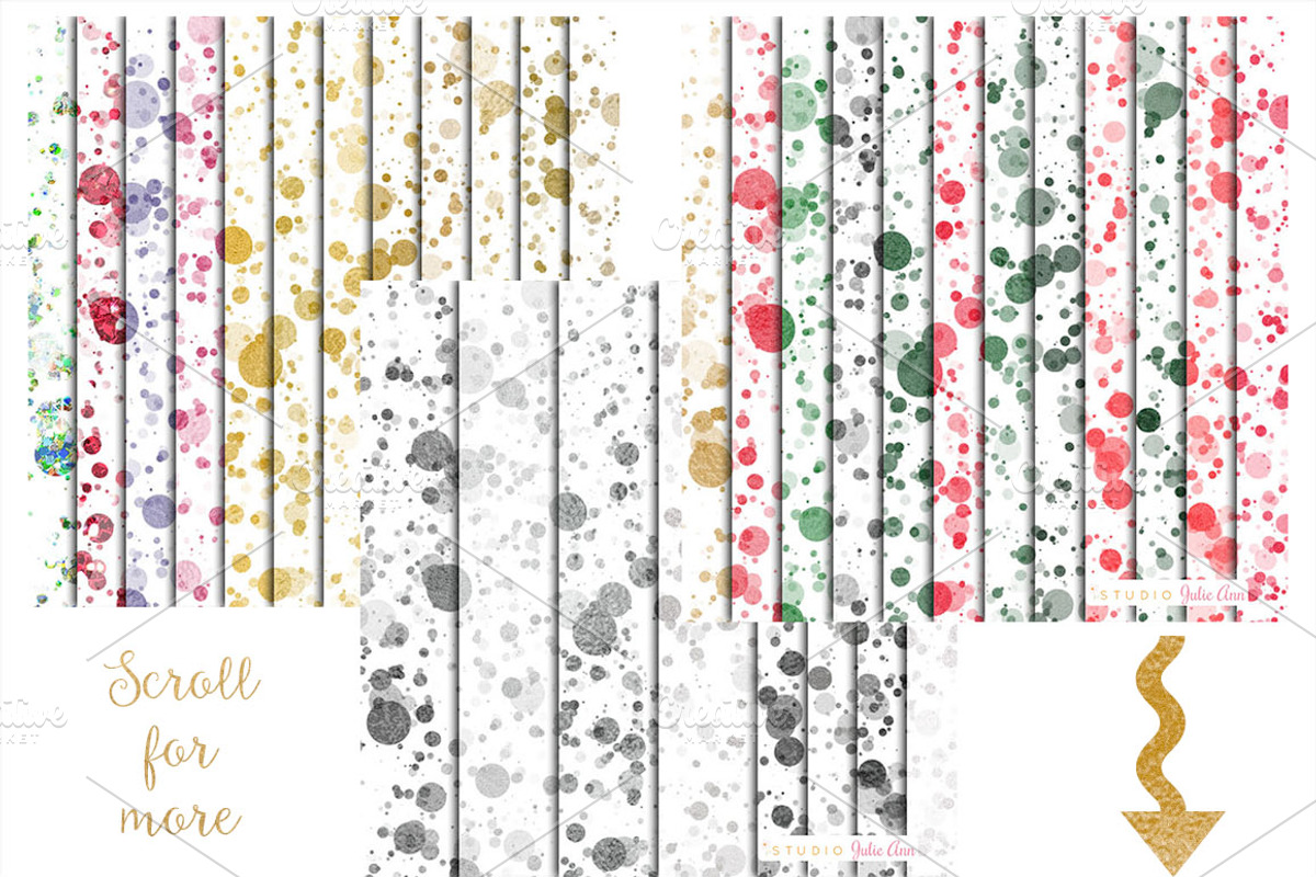 Confetti Bokeh Glam + BONUS, a Pattern Graphic by Studio Julie Ann (Photo 6 of 7)