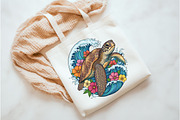 Sea Turtle Png, an Illustration by Watercolor design (Thumbnail 3 of 3)