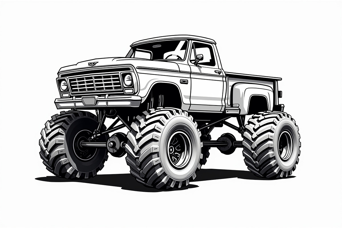 Offroad Truck Silhouette Pack, an Illustration by BIPLOB EXPERT (Photo 3 of 9)