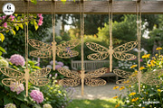 Spring Dragonfly Ornaments Bundle, a Decorative Illustration by svgocean (Thumbnail 1 of 8)