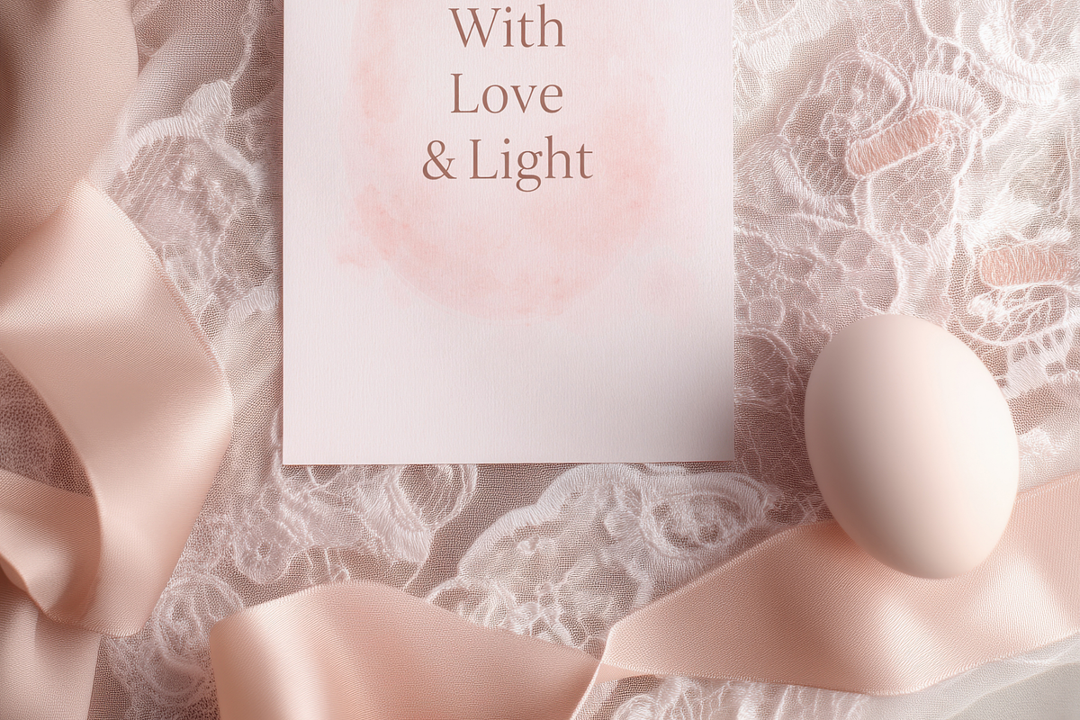 Lace 5x7 Easter Greeting Card Mockup, a Product Mockup by Serenefeeling (Photo 4 of 6)