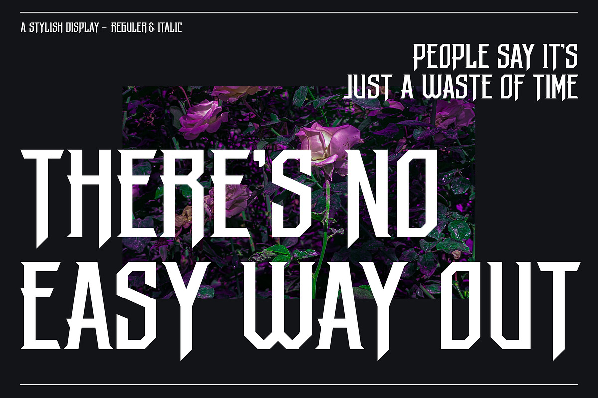 Beatles Stylish Display Font, a Sans Serif Font by Storytype Studio (Photo 6 of 15)