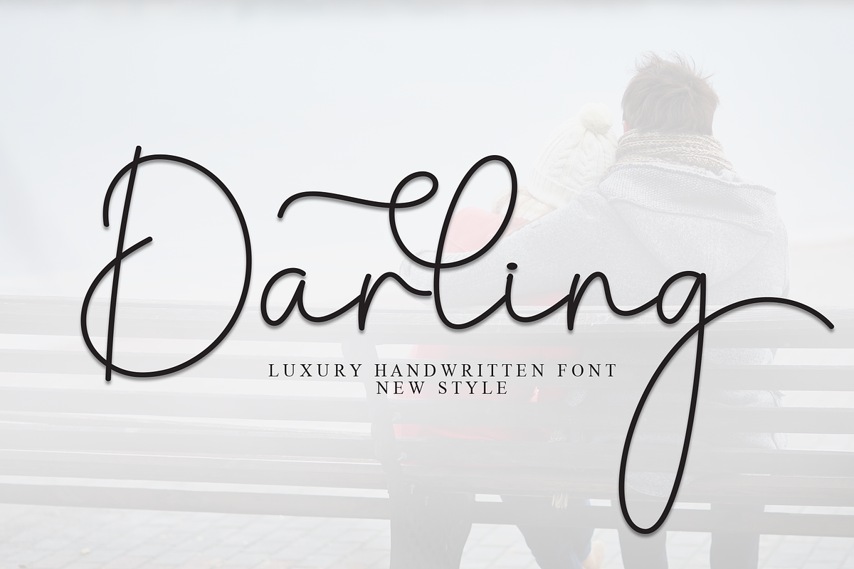 Darling | Script Font, a Handwritten Font by Scratchones (Photo 1 of 9)