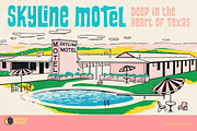 PM Willshire Mid-Century Style Font, a Sans Serif Font by Paper Moon Graphic Supply (Thumbnail 9 of 9)