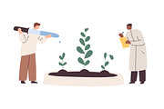 Scientists conduct research concept, a Healthcare Illustration by Good Studio (Thumbnail 8 of 10)