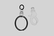 Keychain 3d model 02, an Object 3D Model by fahad121 (Thumbnail 5 of 6)