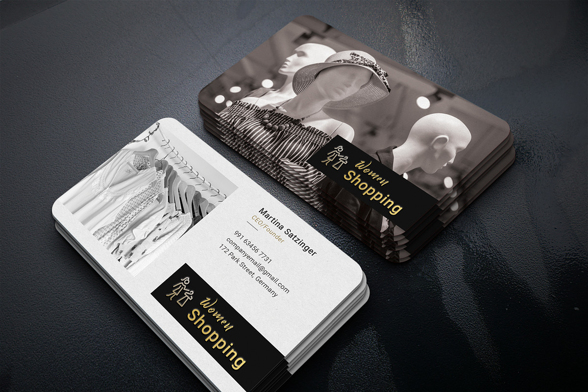Fashion Business Card, a Business Card Template by graphicsunday (Photo 2 of 4)