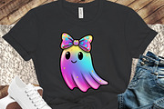 Coquette Halloween Iridescent Ghost, an Illustration by designcity5 (Thumbnail 6 of 8)