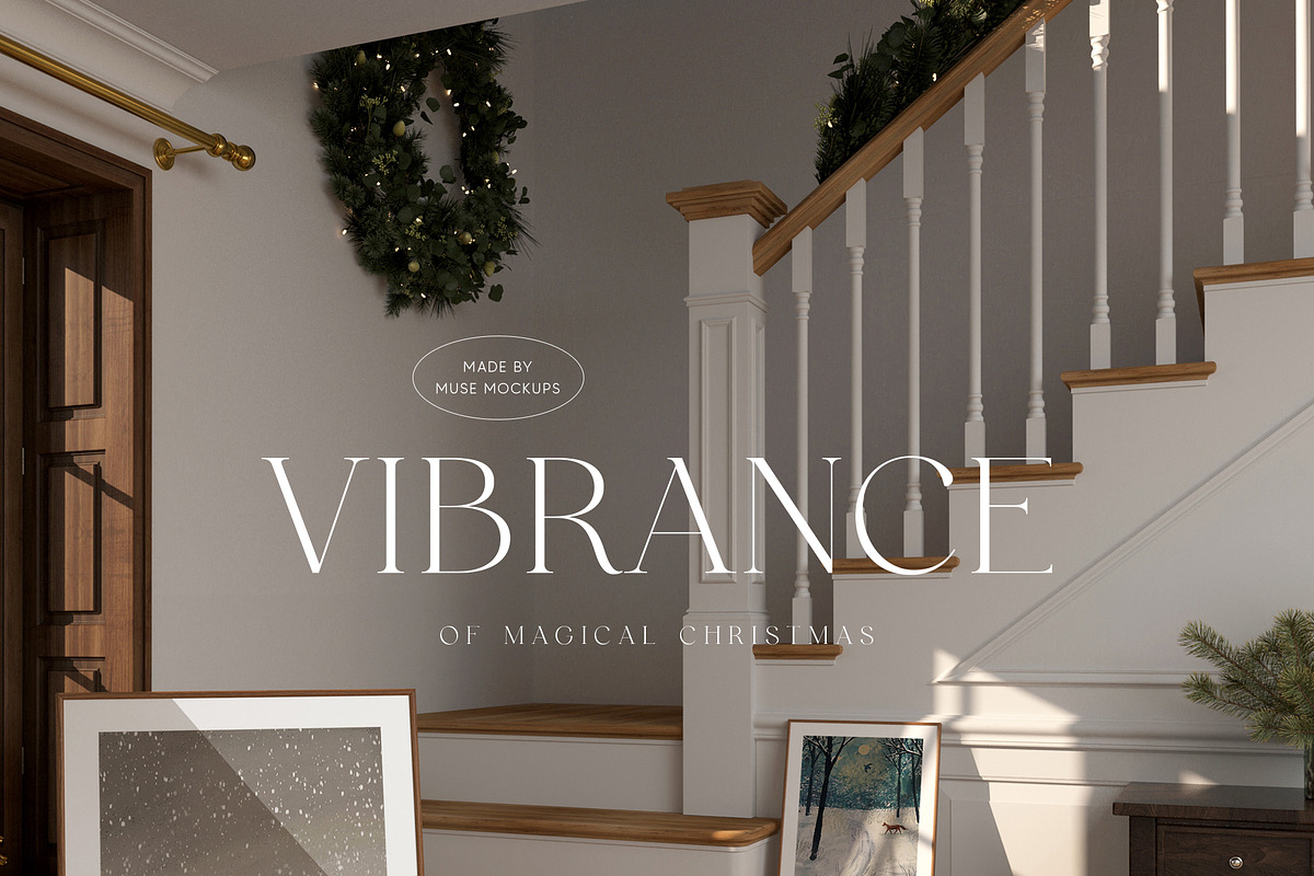 SEASON'S GREETINGS Christmas Mockups, a Household Mockup by The Bambi Collective (Photo 2 of 16)