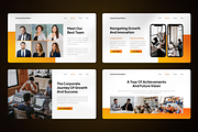 Corporate Annual Report Google Slide, a Presentation Template by SquidPixey (Thumbnail 3 of 7)