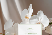 Orchid Wedding Invitation Mockup 5x7, a Mockup by Serenefeeling (Thumbnail 3 of 6)