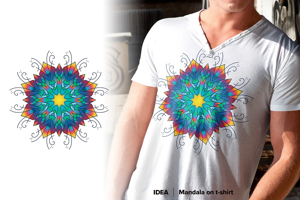 Mandala Vector Ornaments Bundle, a Decorative Illustration by pixaroma (Photo 12 of 43)