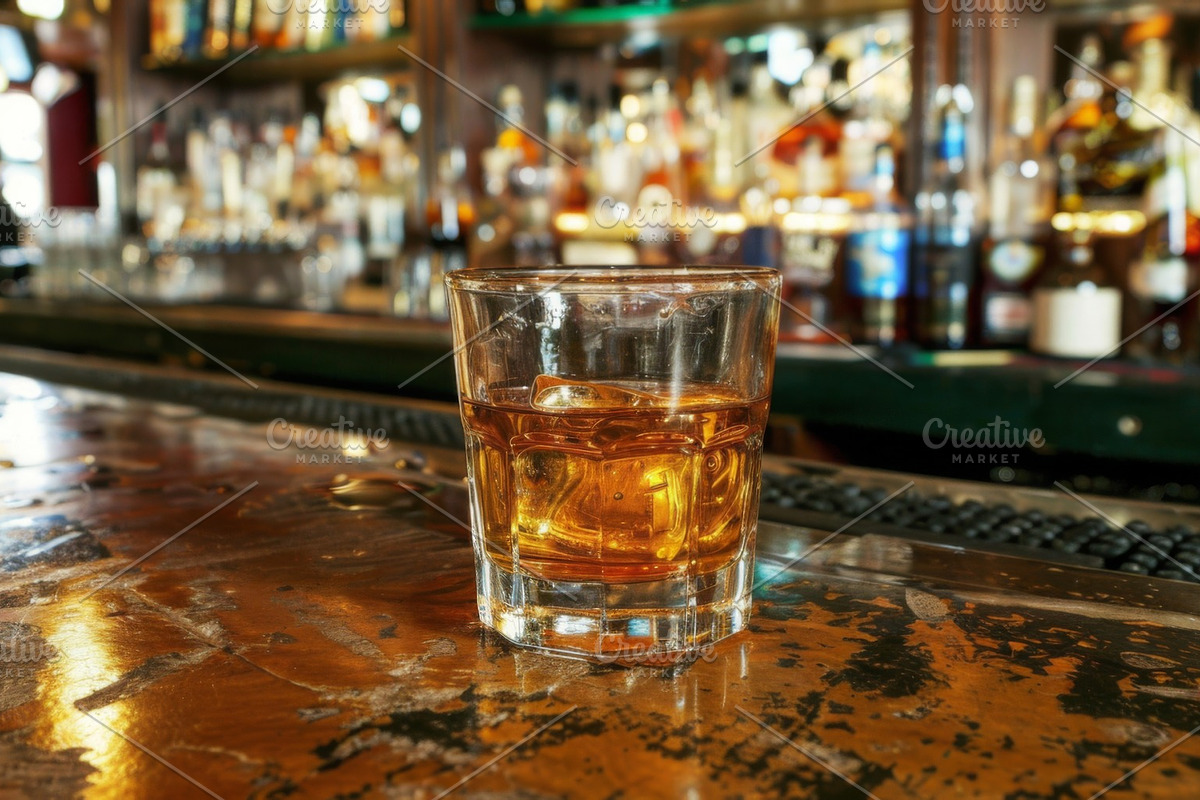 87 whiskey glasses, a Food & Drink Photo by Handmadefont (Photo 18 of 87)