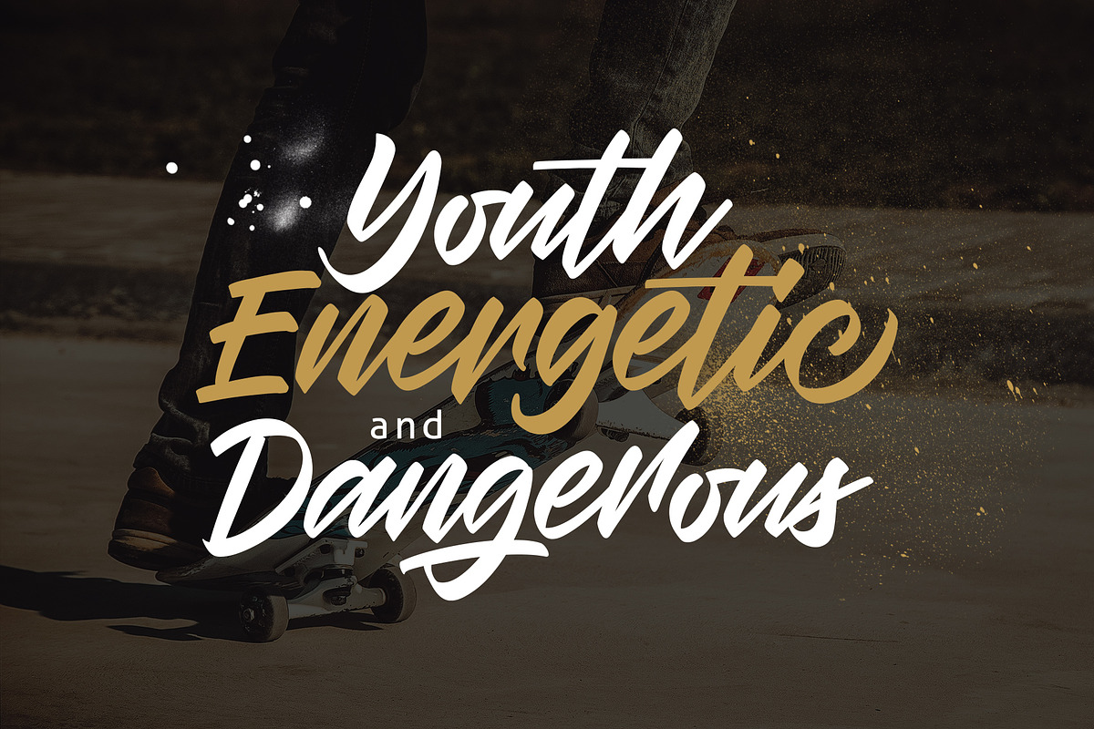 Brothership - Freestyle Brush Font preview 2