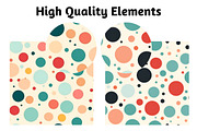 Retro Polka Dots Pattern Digital, a Pattern Graphic by Gloria Designed It (Thumbnail 4 of 4)