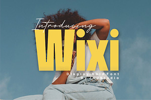 Wixi Display Bold Font