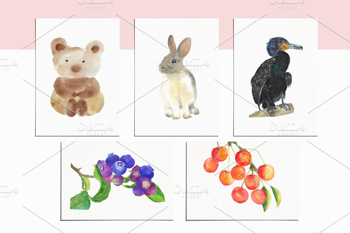 Watercolour Wall Art, an Illustration by Art pages (Photo 2 of 10)